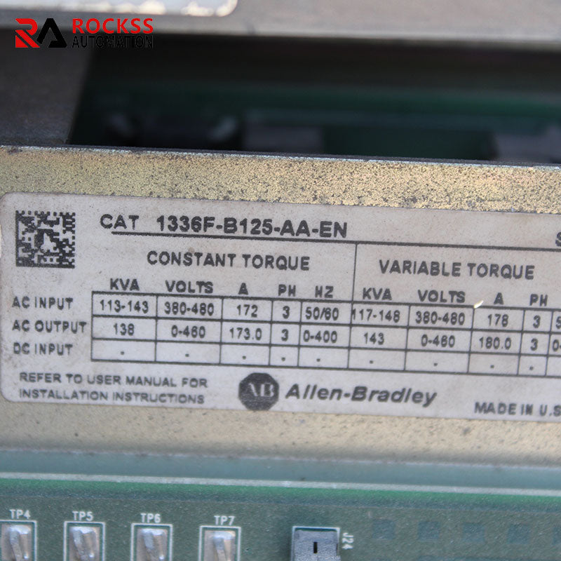 Allen-Bradley 1336F-B125 Inverter 90kw