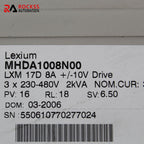 施耐德MHDA1008N00 LEXIUM17D伺服驅動器