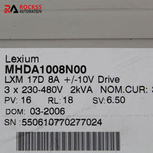 將圖片載入圖庫檢視器 Schneider MHDA1008N00 LEXIUM17D Servo Driver