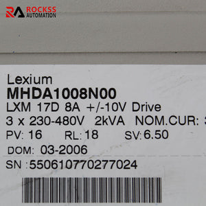 Schneider MHDA1008N00 LEXIUM17D Servo Driver