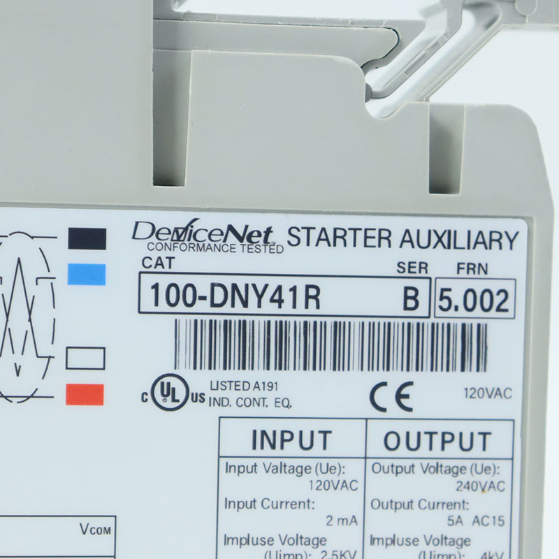 ALLEN BRADLEY 100-DNY41R DeviceNet 啟動器輔助裝置