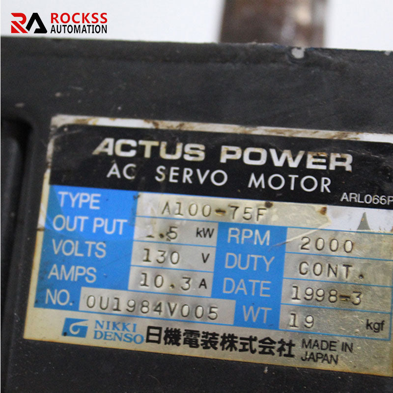 NIKKIDENSO NA100-75F Servo Motor 1.5kw