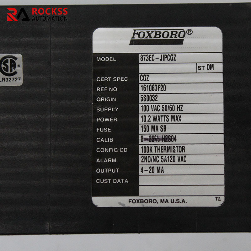 FOXBORO 873EC-JIPCGZ Electrochemical Analyzer