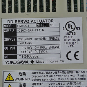 YOKOGAWA UM1LG3-S1-210C-6AA-2TA-N/CN4 Driver