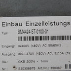 Baumüller BM4424-ST-0100-01伺服驅動器