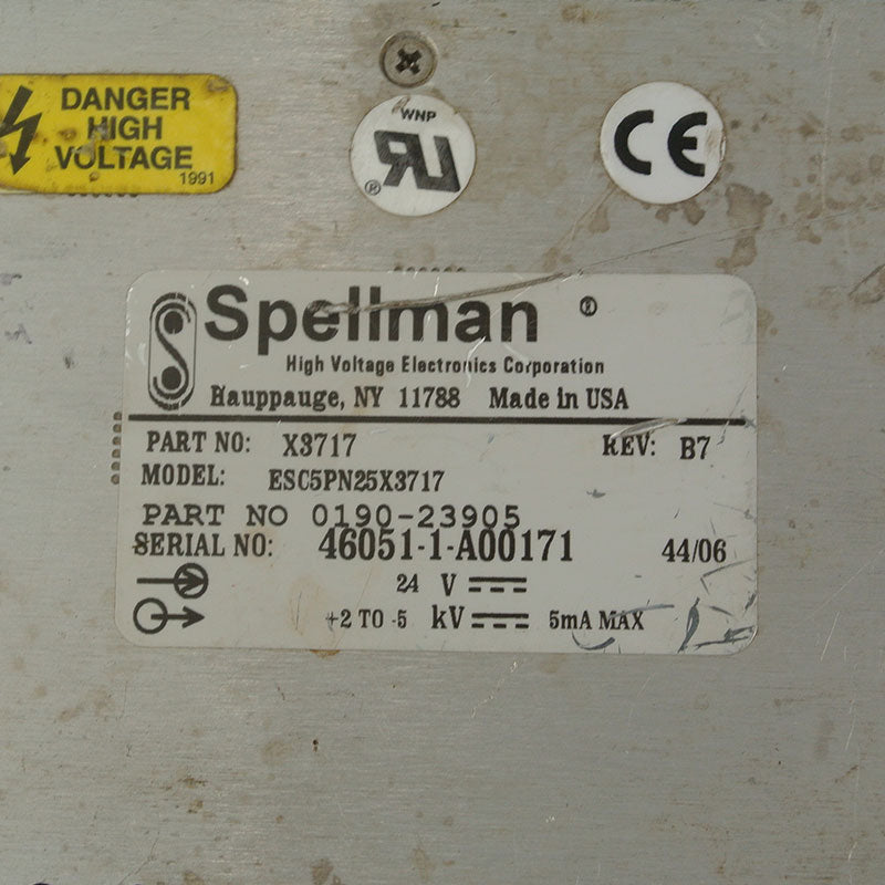Spellman ESC5PN25X3717高壓電源