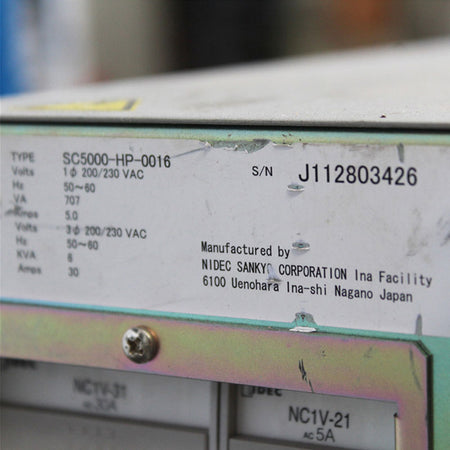 SANYO SC5000-HP-0016 control cabinet - Rockss Automation