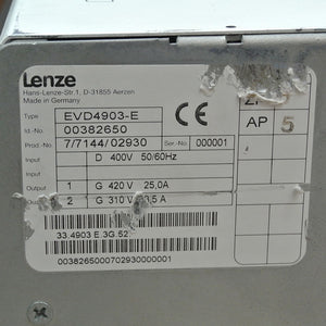 Lenze EVD4903-E DC speed regulator