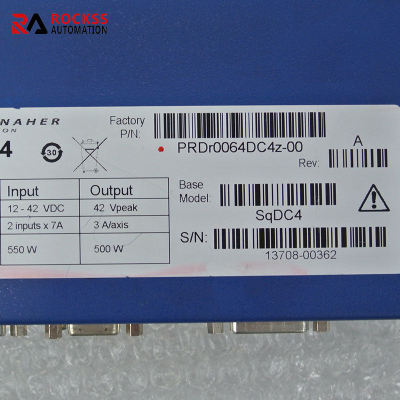 Danaher SQDC4 PRDR0064DC40-07 Servo Driver