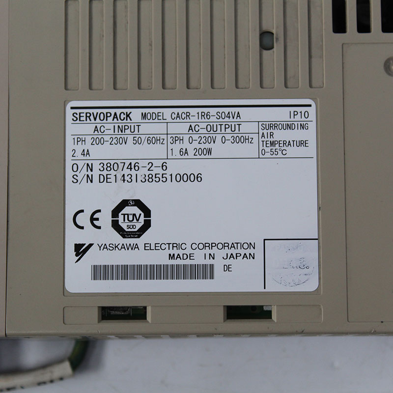 YASKAWA CACR-1R6-S04VA Servo Drive - Rockss Automation