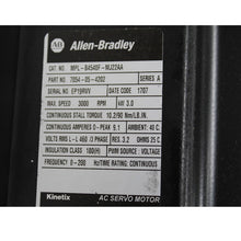 將圖片載入圖庫檢視器 Allen Bradley  MPL-B4540F-MJ22AA  servo motor