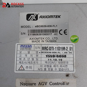 AXIOMTEK EBOX639-836-FL1 MRC-DTI-11A09T-2 Embedded IPC