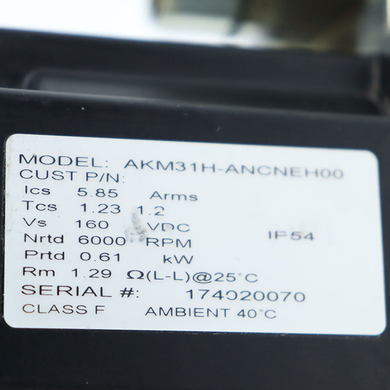 科爾摩根 AKM31H ANCNEH00 電機