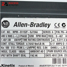 將圖片載入圖庫檢視器 Allen Bradley MPM-B1152F-SJ72AA motor