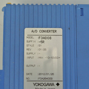 YOKOGAWA F3AD08-5R PLC