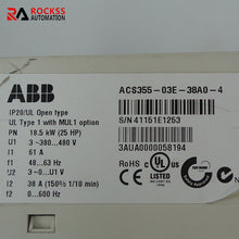 Load image into Gallery viewer, ABB ACS355-03E-38A0-4 Inverter