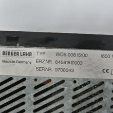 Load image into Gallery viewer, BERGER LAHR WD5-008.15100 servo driver