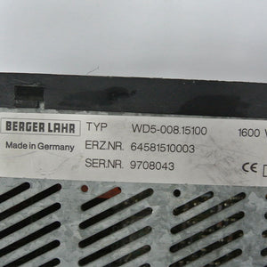 BERGER LAHR WD5-008.15100 servo driver