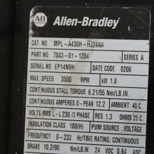 將圖片載入圖庫檢視器 Allen Bradley MPL-A430H-HJ24AA motor