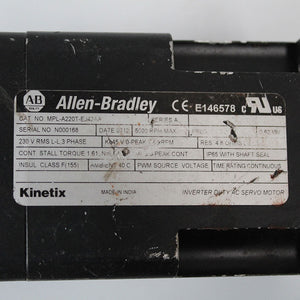 Alllen-Bradley MPL-A220T-EJ42AA Motor