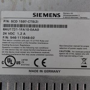 SIEMENS 6AU1731-1FA10-0AA0 Touch Screen