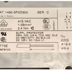 Allen Bradley 1492-SP2D300  breaker