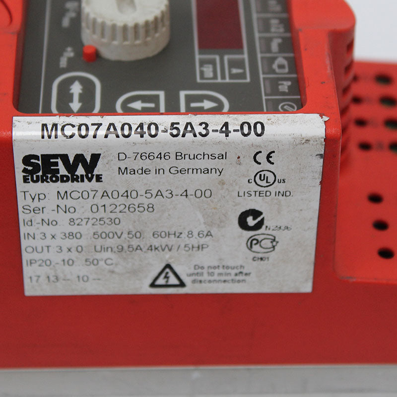 SEW MC07A040-5A3-4-00變頻器