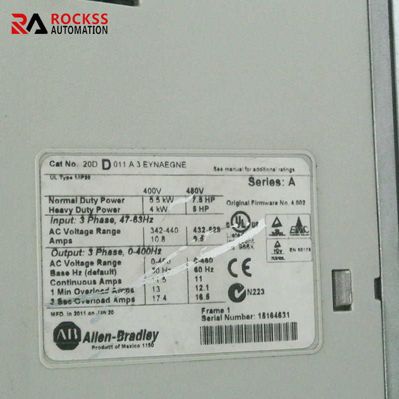 Allen-Bradley 20DD011A3EYNAEGNE逆變器