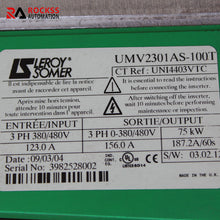 將圖片載入圖庫檢視器 Leroy Somer UMV2301AS-100T UNI4403VTC Inverter 75KW 380/480V
