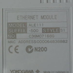 YOKOGAWA ALE111-S00 PLC