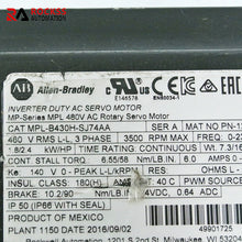 將圖片載入圖庫檢視器 Allen Bradley MPL-B430H-SJ74AA motor