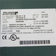 Load image into Gallery viewer, Reliance Electric GV3000E-AC004-AA-DBU Servo Drive