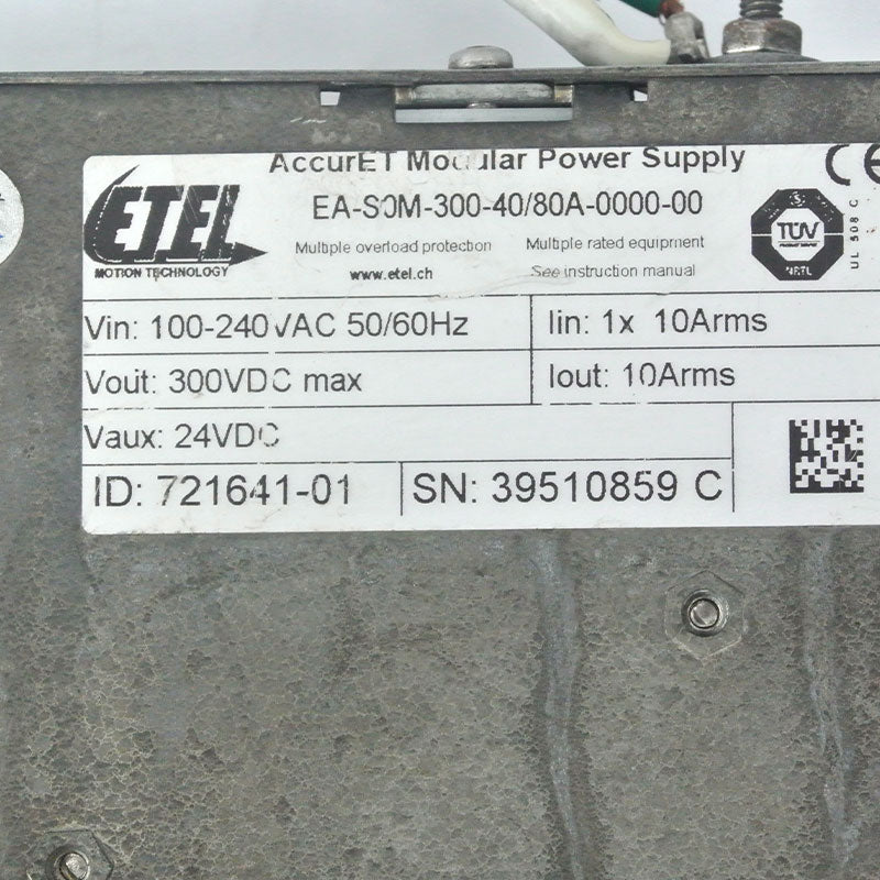 ETEL EA-S0M-300-40/80A-0000-00 Servo Driver