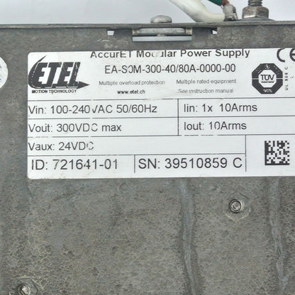 ETEL EA-S0M-300-40/80A-0000-00 Servo Driver