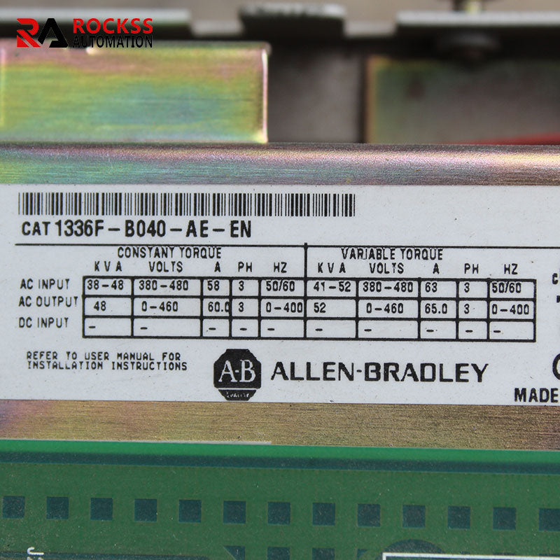 Allen-Bradley 1336F-B040-AE-EN 逆變器