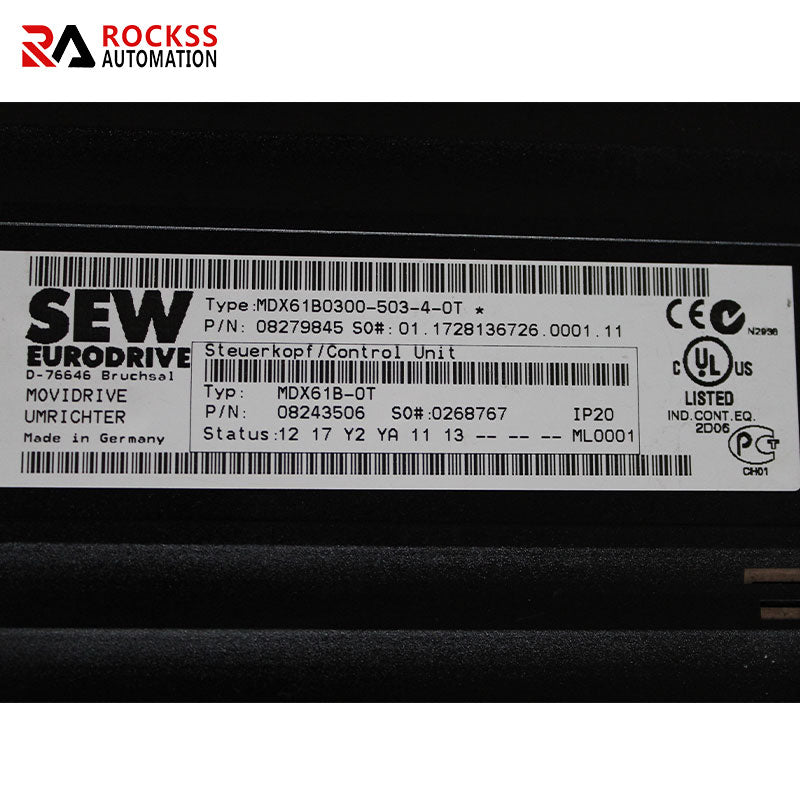 SEW MDX61B0300-503-4-0T變頻器
