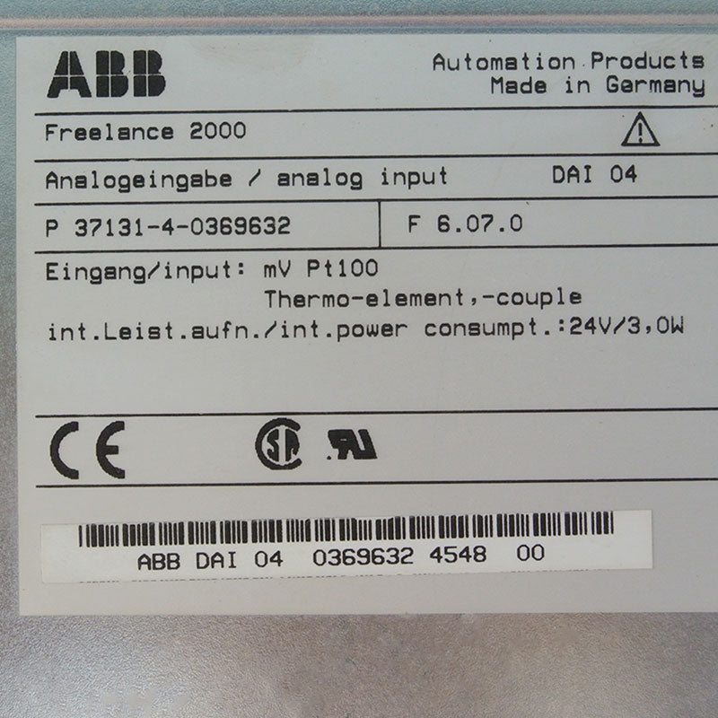 ABB DAI04類比輸入模組