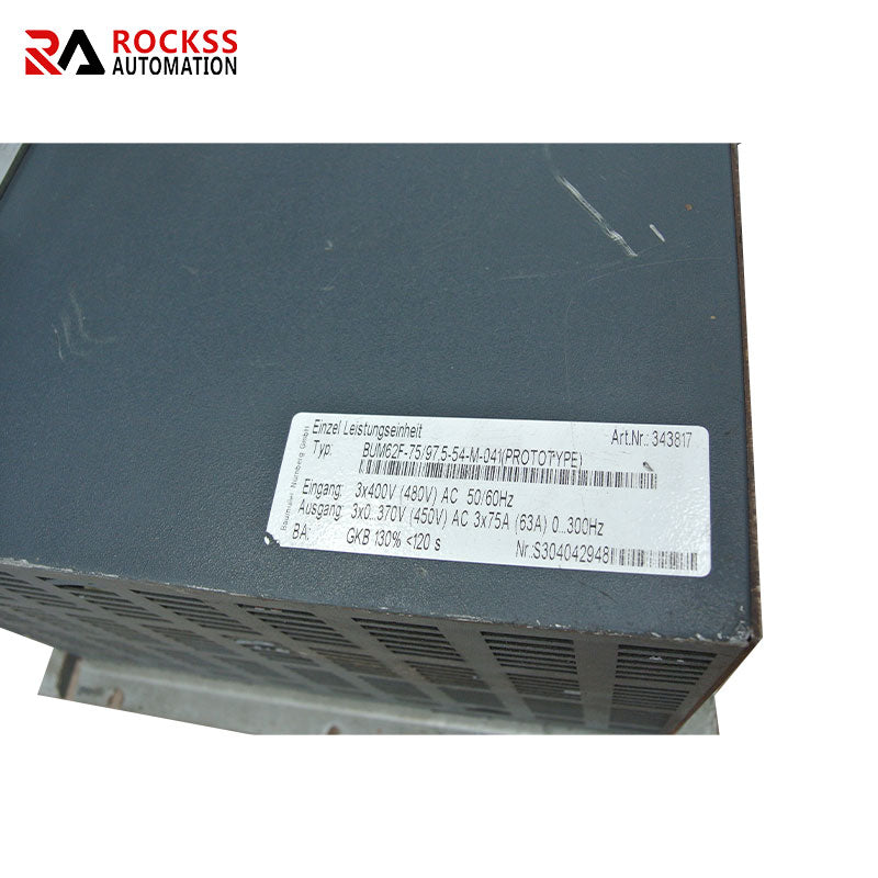 Baumüller BUM62F-75/97.5-54-M-041伺服驅動器