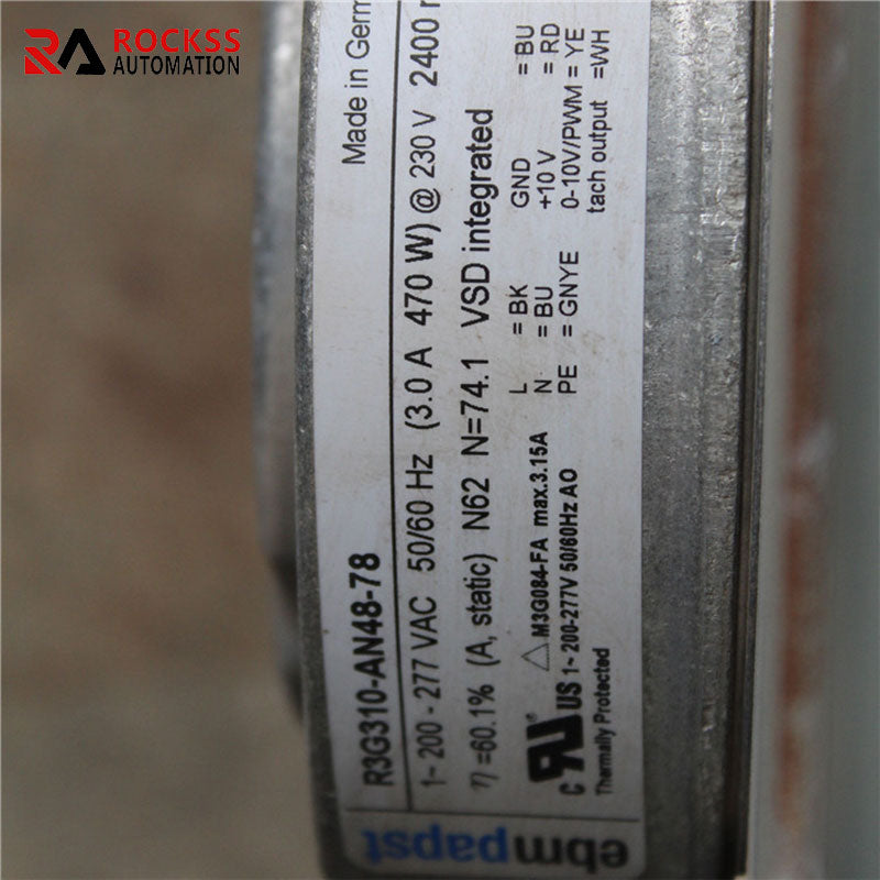 EBMPAPST R3G310-AN48-78A PN-45092 AB Frequency Converter Fan