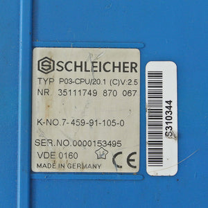 schleicher P03-CPU/20.1 Servo Driver