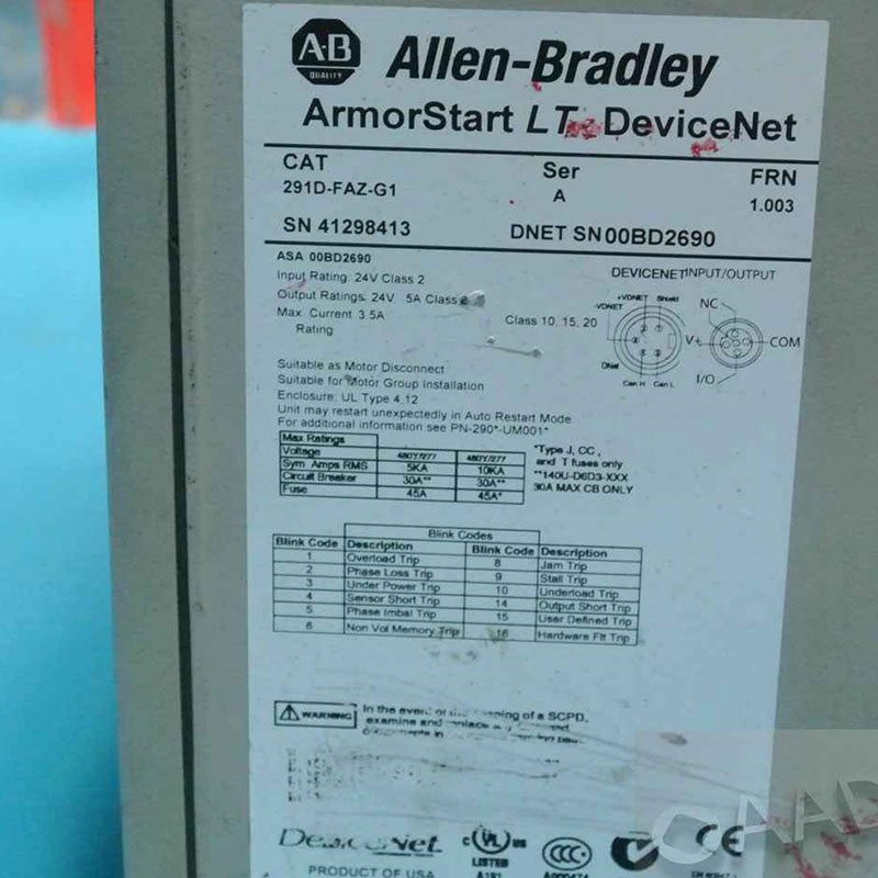 Allen Bradley 291D-FAZ-G1防爆逆變器