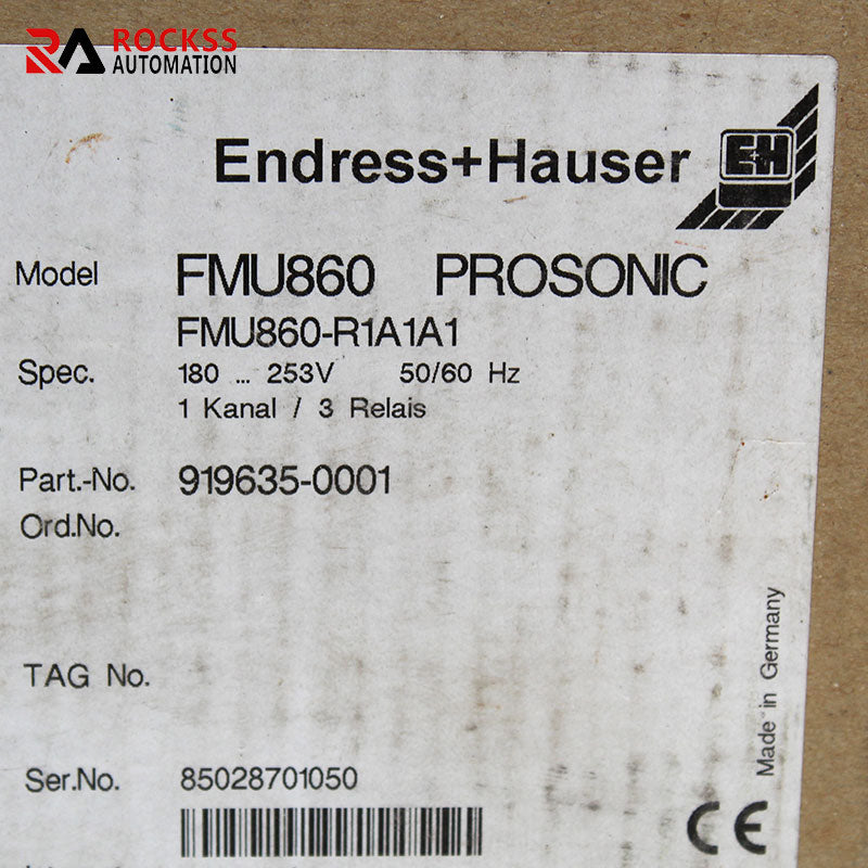 ENDRESS+HAUSER FMU860-R1A1A1 傳送器