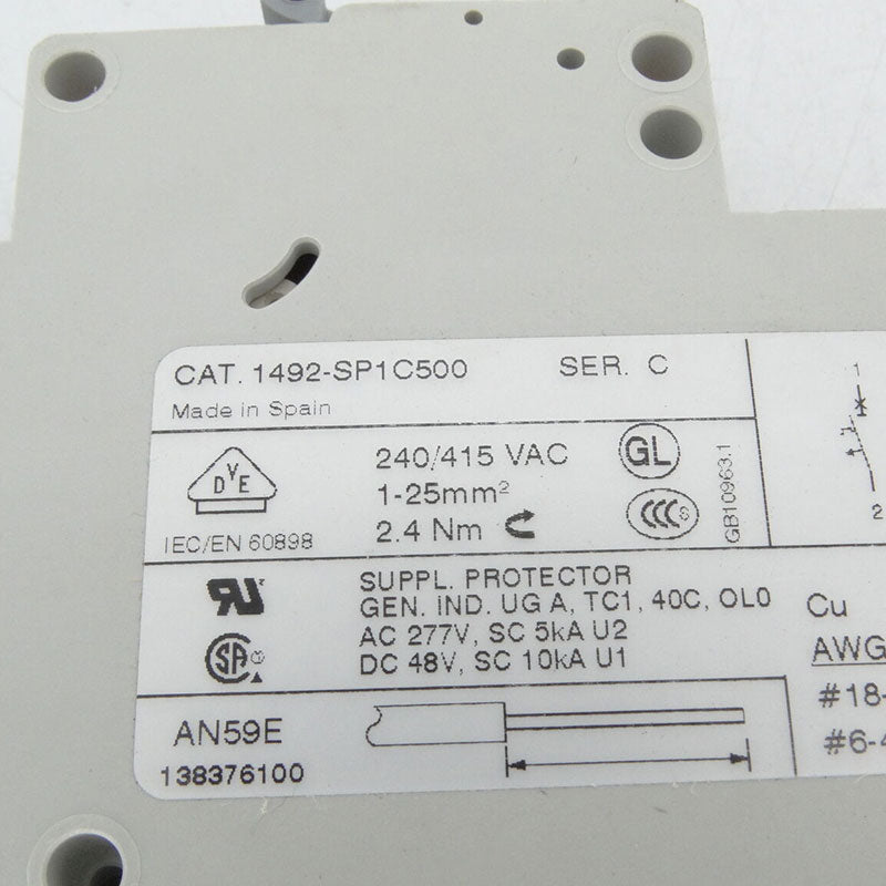 Allen Bradley 1492-SP1C500斷路器
