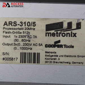 METRONIX ARS-310/5 Servo Drive