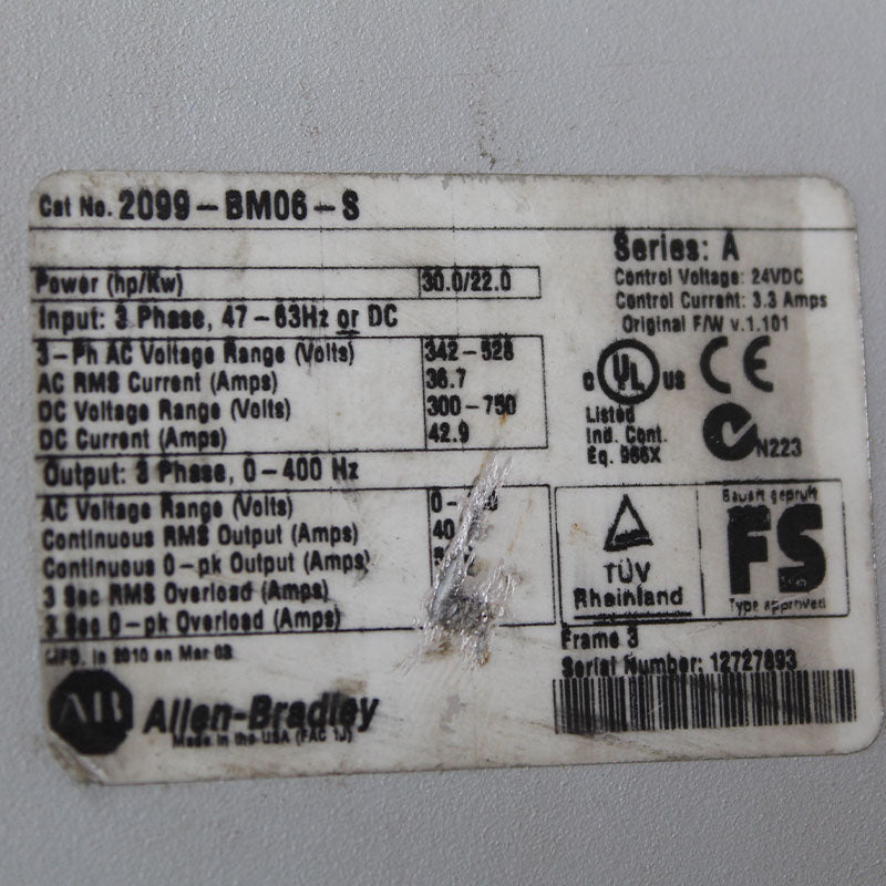 Allen Bradley 2099-BM06-S 驅動程式