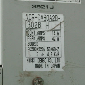 NIKKI DENSO NCR-DAB0A2B-302B Servo Controller