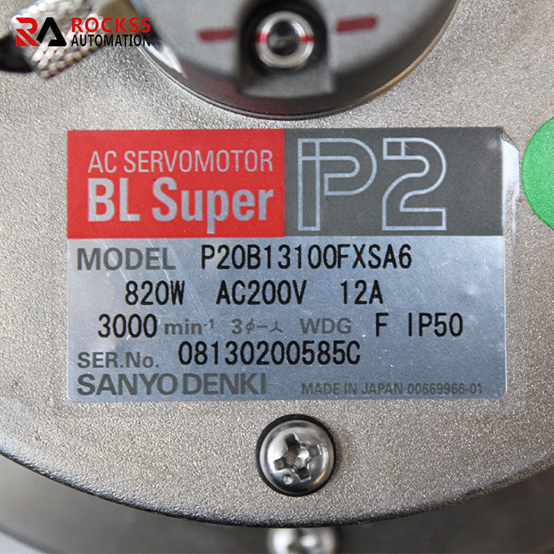 SANYO P20B13100FXSA6 Servo Motor