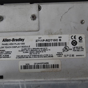 Allen Bradley 2711P-T10C4D6  touch screen