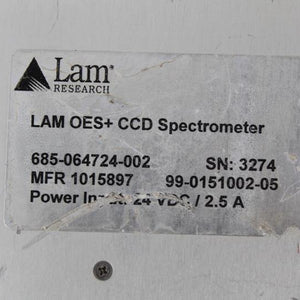 Lam Research 685-064724-002 99-0151002-05 SPECTROMETER