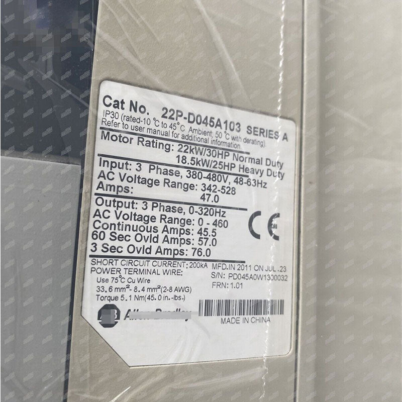 艾倫布拉德利 22P-D045A103 AB400P 逆變器